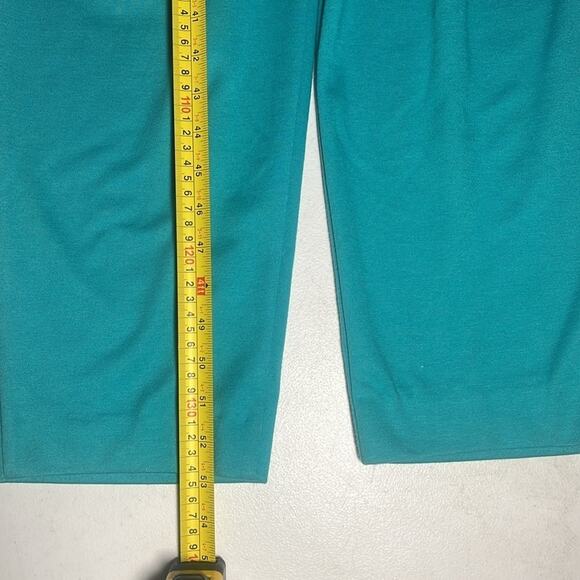 Vintage Doncaster Sport Teal Jumpsuit 80's Office Dress Up Women's Size 4 Fun! ! - Picture 9 of 9